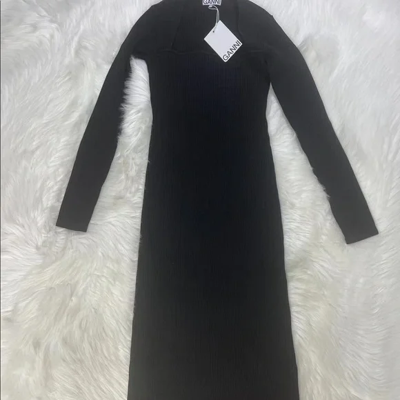 Ganni Melange Knit Dress - threedaughtersproperties.com Ganni Melange Knit Dress - threedaughtersproperties.com